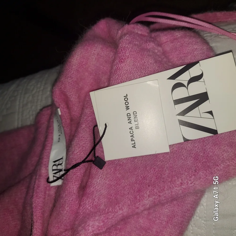 Zara NEW Pink Alpaca Wool Blend Garment - Picture 3 of 8